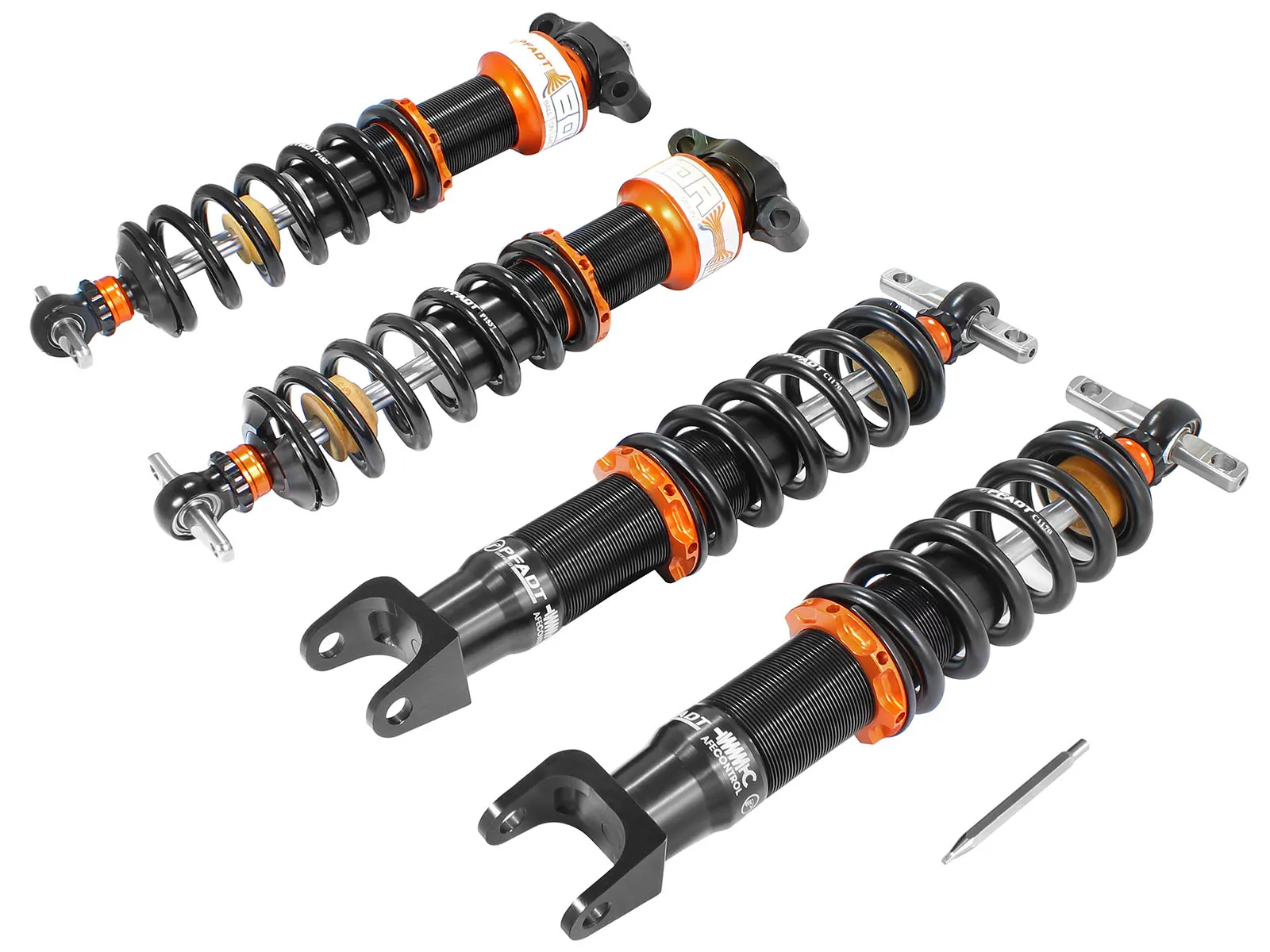 aFe Control PFADT Series Featherlight Single Adjustable Street/Track Coilover System | Chevrolet Corvette C7 | 6.2 | 2014-2019