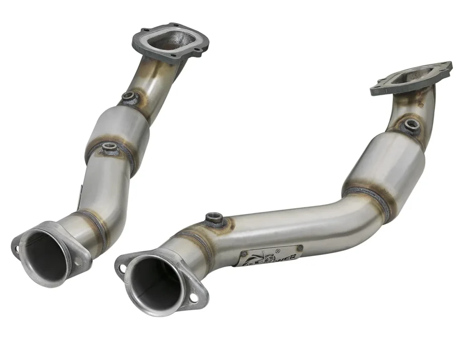 Układ Wydechowy Twisted Steel Mid Pipe 3 IN 304 Stainless Steel w/ Cat | Chevrolet Corvette C7 Z06 | 6.2 | 2014-2019