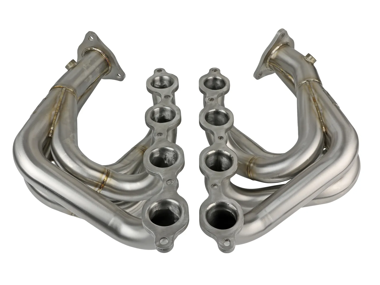 Kolektory Long Tube aFe Twisted Steel 304 Stainless Steel w/ Brushed Finish | Chevrolet Corvette C8 | 6.2 | 2020-2026 - obrazek 3