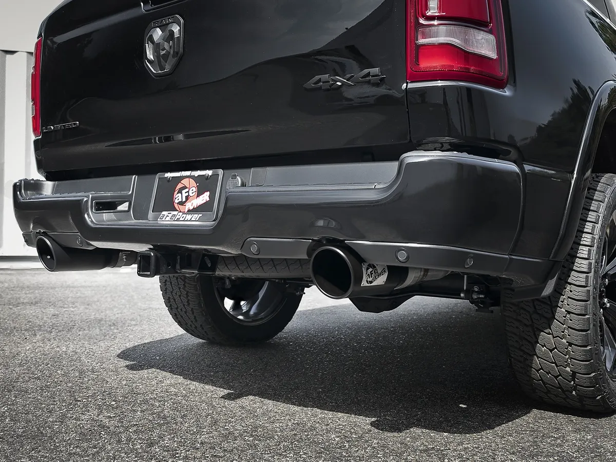 AKTYWNY układ wydechowy Gemini XV 3 IN 304 Stainless Steel Cat-Back Exhaust System w/ Cut-Out Black | RAM 1500 (DT) 5.7L HEMI | 2019-2025 - obrazek 2