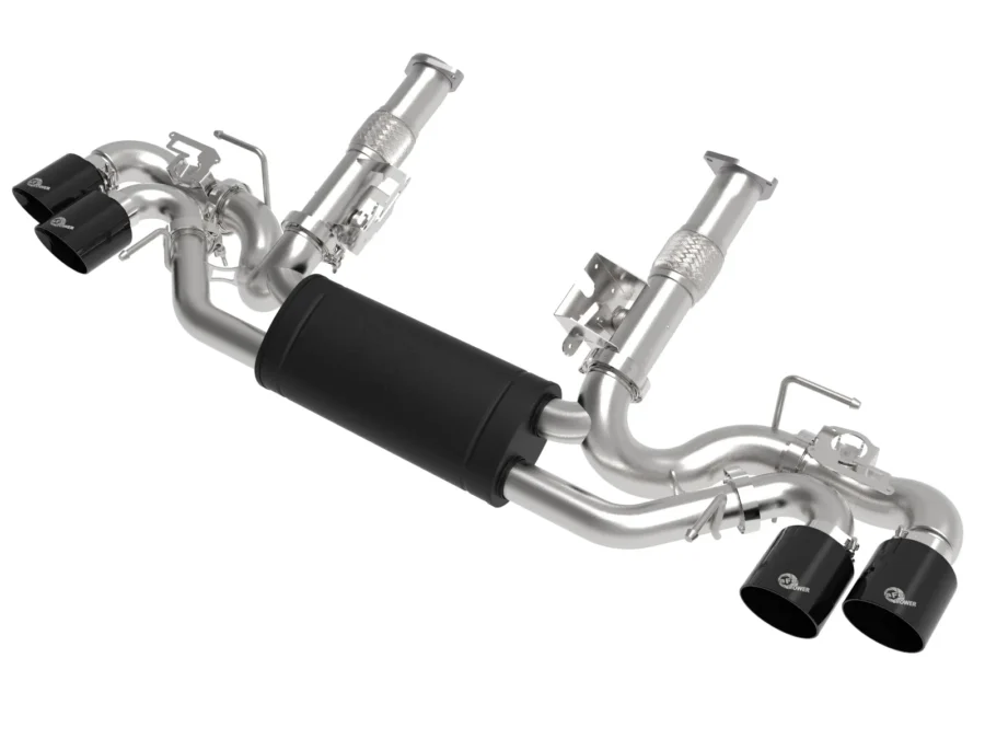 Układ Wydechowy MACH Force-Xp 304 Stainless Steel Cat-Back w/ Muffler Black (w/ NPP) | Chevrolet Corvette C8 | 6.2 | 2020-2026