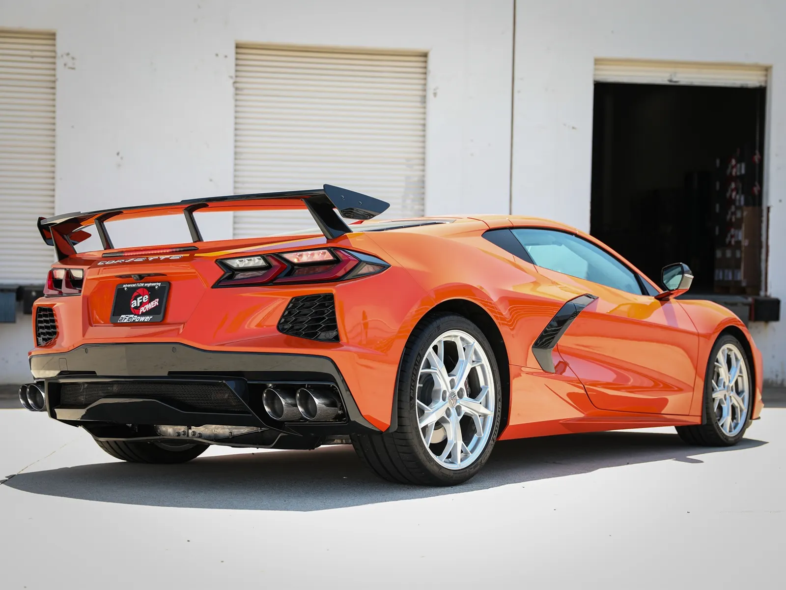 Układ Wydechowy aFe MACH Force-Xp 304 Stainless Steel Cat-Back w/ Muffler Polished (No NPP) | Chevrolet Corvette C8 | 6.2 | 2020-2026 - obrazek 2