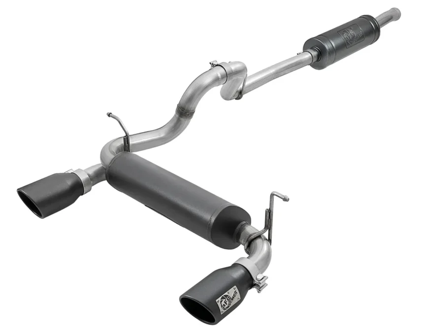 Układ wydechowy Rebel Series 2-1/2 IN 304 Stainless Steel Cat-Back Exhaust System | Jeep Wrangler JL 3.6 V6 | 2018-2025