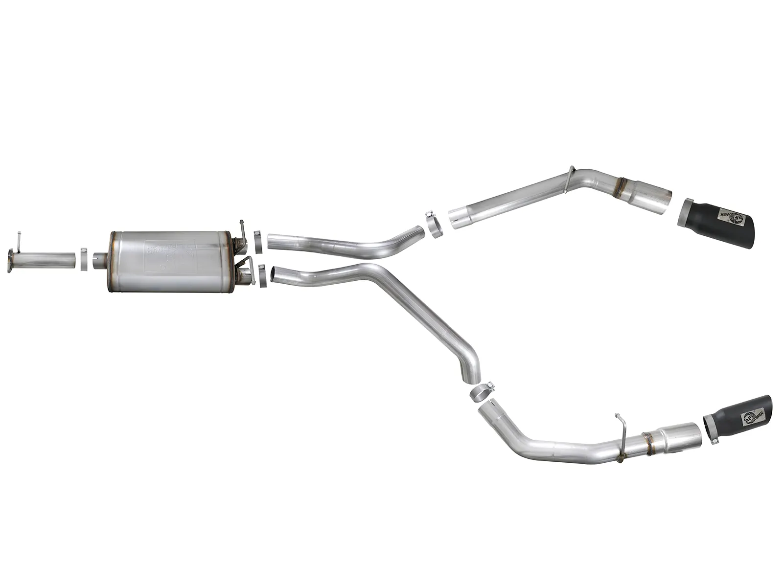 AKTYWNY układ wydechowy Gemini XV 3 IN 304 Stainless Steel Cat-Back Exhaust System w/ Cut-Out Black | RAM 1500 (DT) 5.7L HEMI | 2019-2025 - obrazek 6