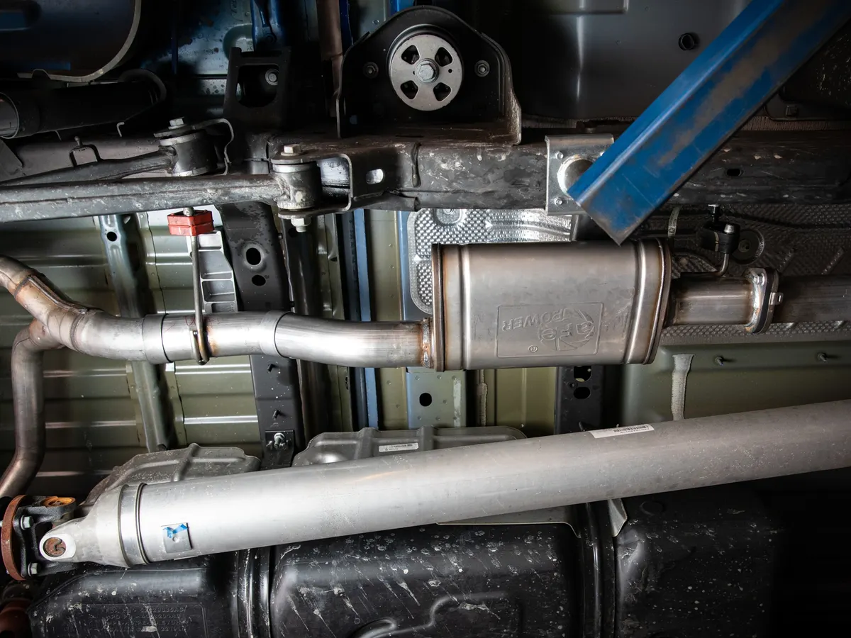 Układ wydechowy tłumik środkowy Apollo GT Series 3 IN 409 Stainless Steel Muffler Upgrade | RAM 1500 DT 2019-2025 - obrazek 4