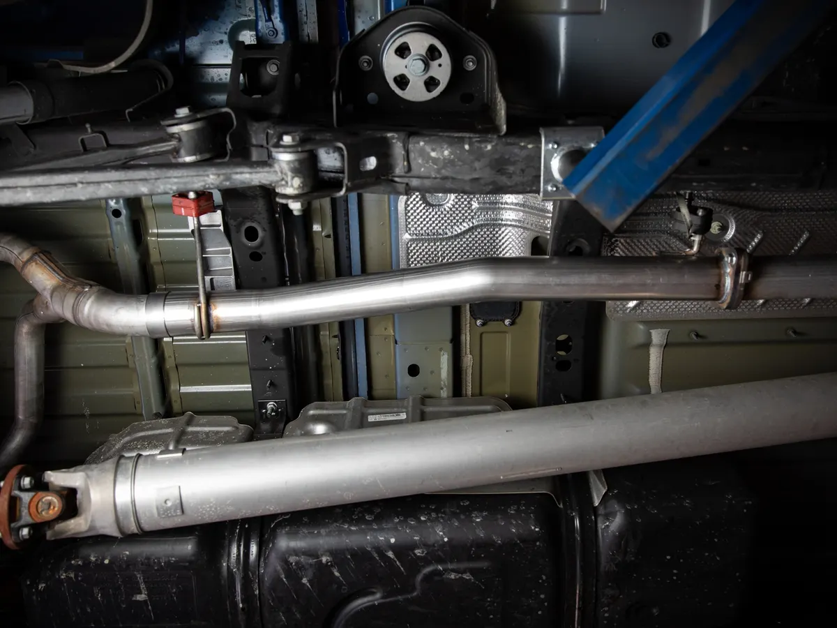 Zmienna rura tłumik środkowy Apollo GT Series 3 IN 409 Stainless Steel Muffler Delete Pipe RAM 1500 DT 2019-2025 - obrazek 2