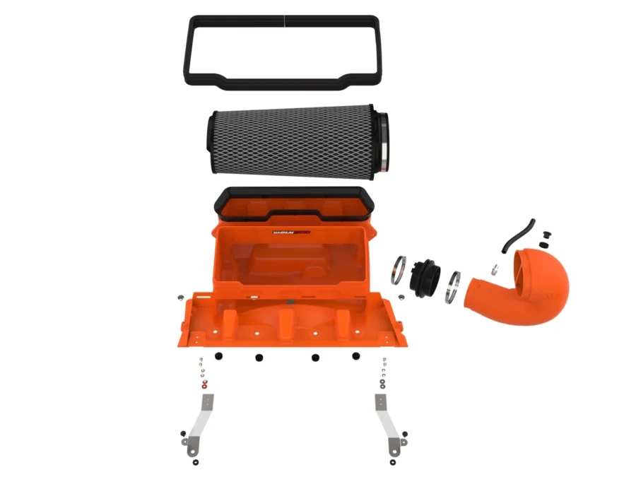 Układ dolotowy Magnum FORCE Stage-2 Orange Edition Cold Air Intake System w/ Black Pro 5R Filter | RAM 1500 TRX 6.2 V8 | 2021-2024
