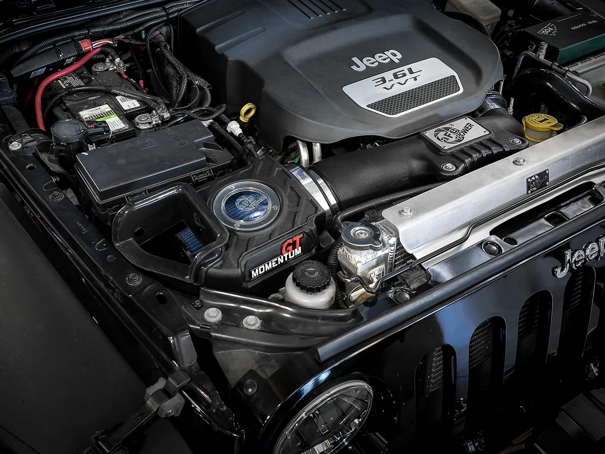 Układ dolotowy Momentum GT Cold Air Intake System w/Pro 5R Filter Media | Jeep Wrangler JK 3.6 V6 | 2012-2018 - obrazek 3