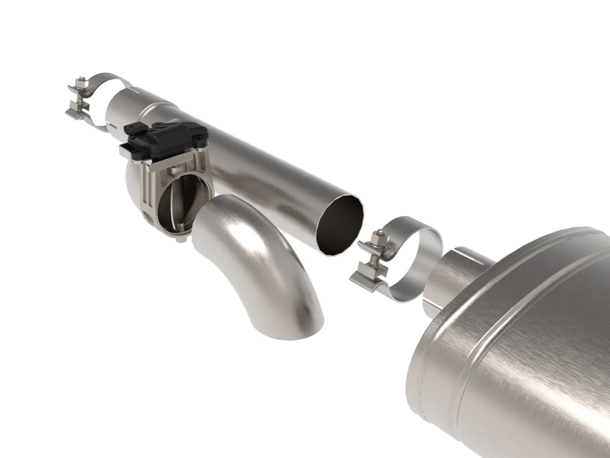 Aktywny sportowy układ wydechowy Gemini XV 3 IN 304 Stainless Steel Cat-Back Exhaust System w/ Cut-Out Black | RAM 1500 CLASIC (DS) 5.7L HEMI | 2009-2024 - obrazek 9