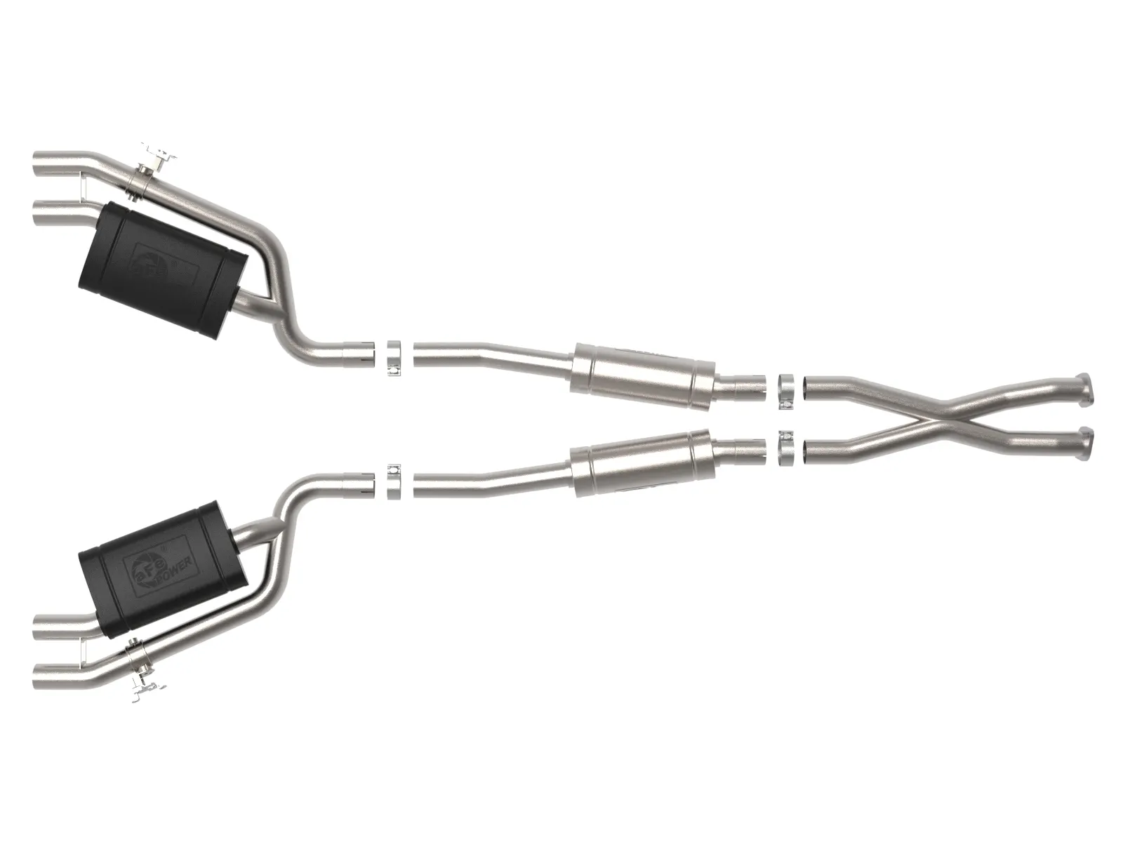 Układ Wydechowy Gemini XV 2-1/2 IN 304 Stainless Steel Cat-Back Exhaust System w/ Cut-Out | KIA Stinger | 3.3 | 2018-2021 - obrazek 4