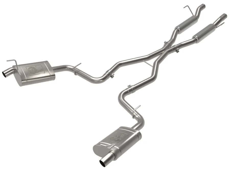 Układ dolotowy Vulcan Series 2-1/4 IN to 2-1/2 IN 304 Stainless Steel Cat-Back Exhaust System | Jeep Grand Cherokee L | 3.6 | 5.7 | 2021-2024