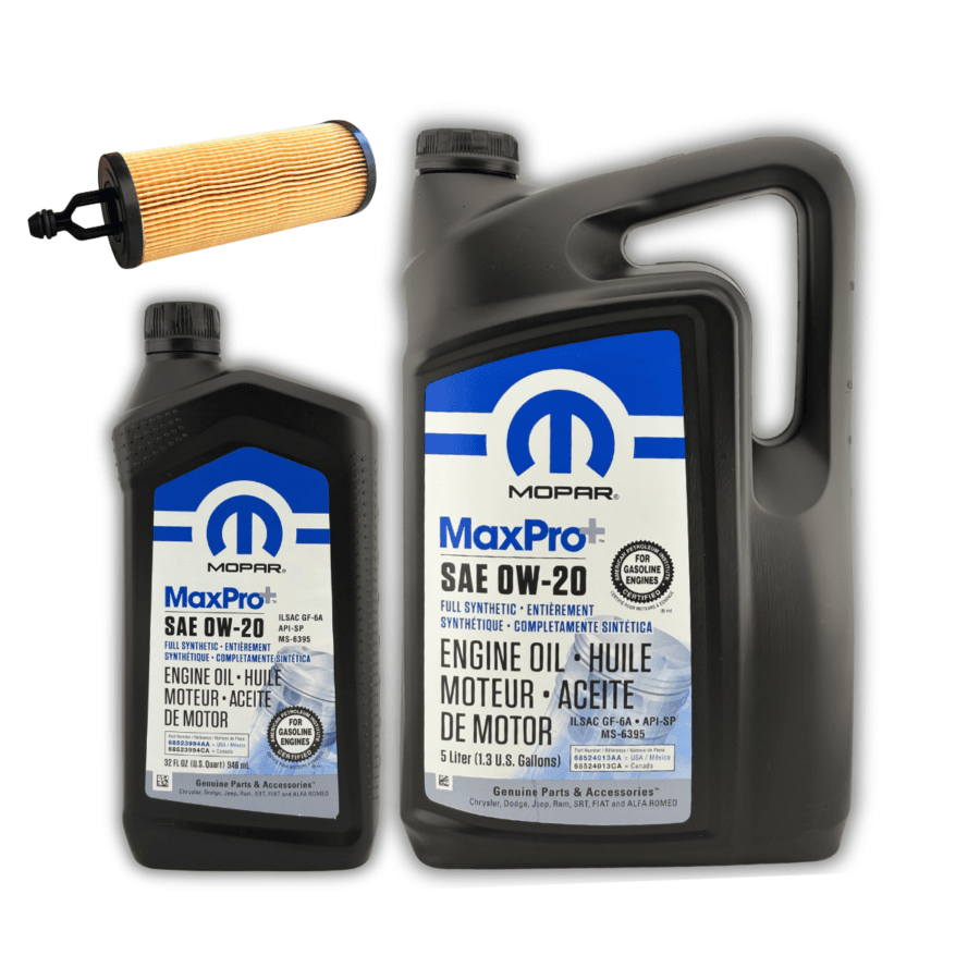 Zestaw do wymiany oleju MOPAR | 0W-20 | 3.6 V6 | MO-349 |