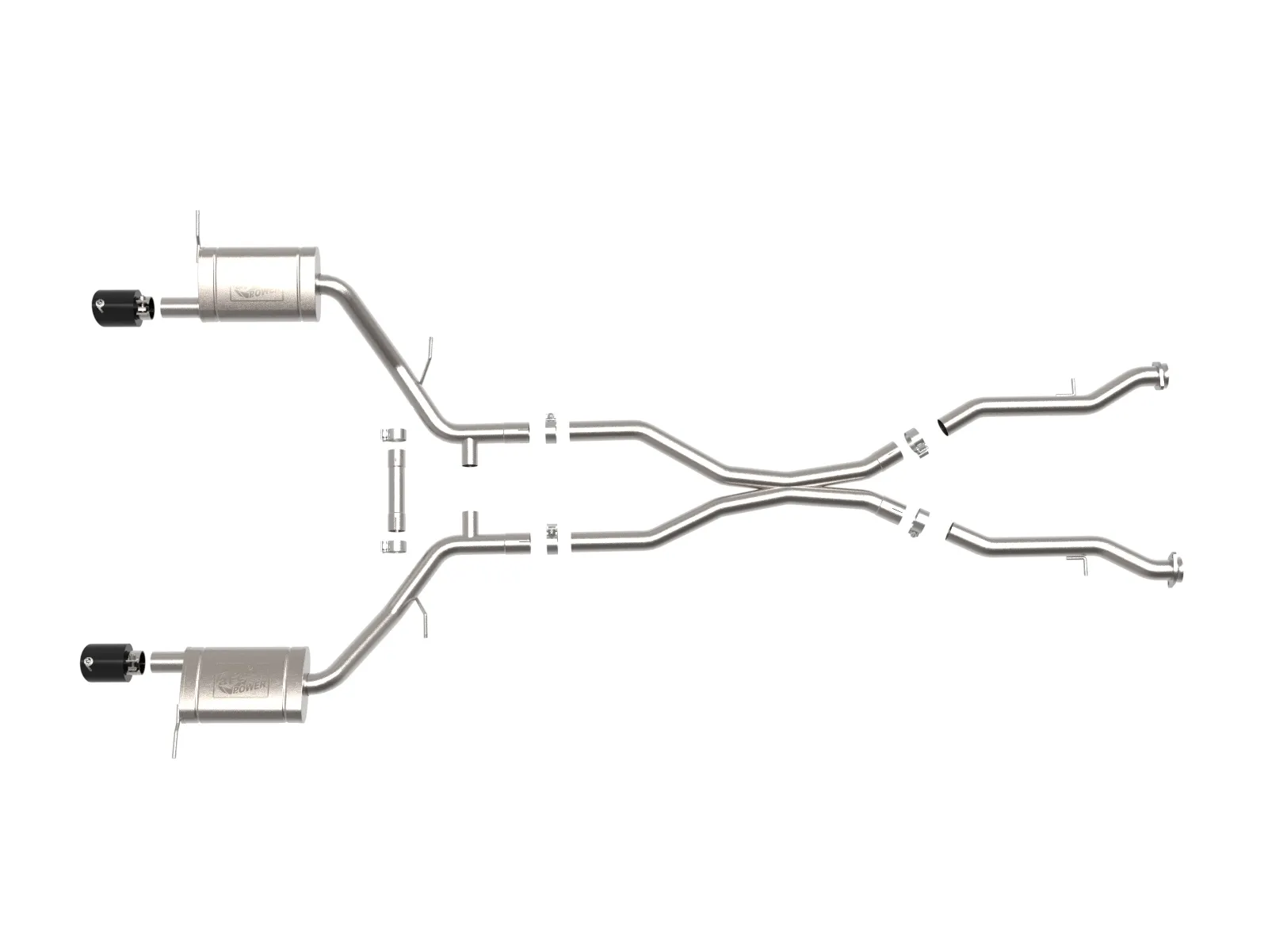 Układ wydechowy aFePower MACH Force-Xp Stainless Steel Cat-Back | Black Tip | Durango | - obrazek 3
