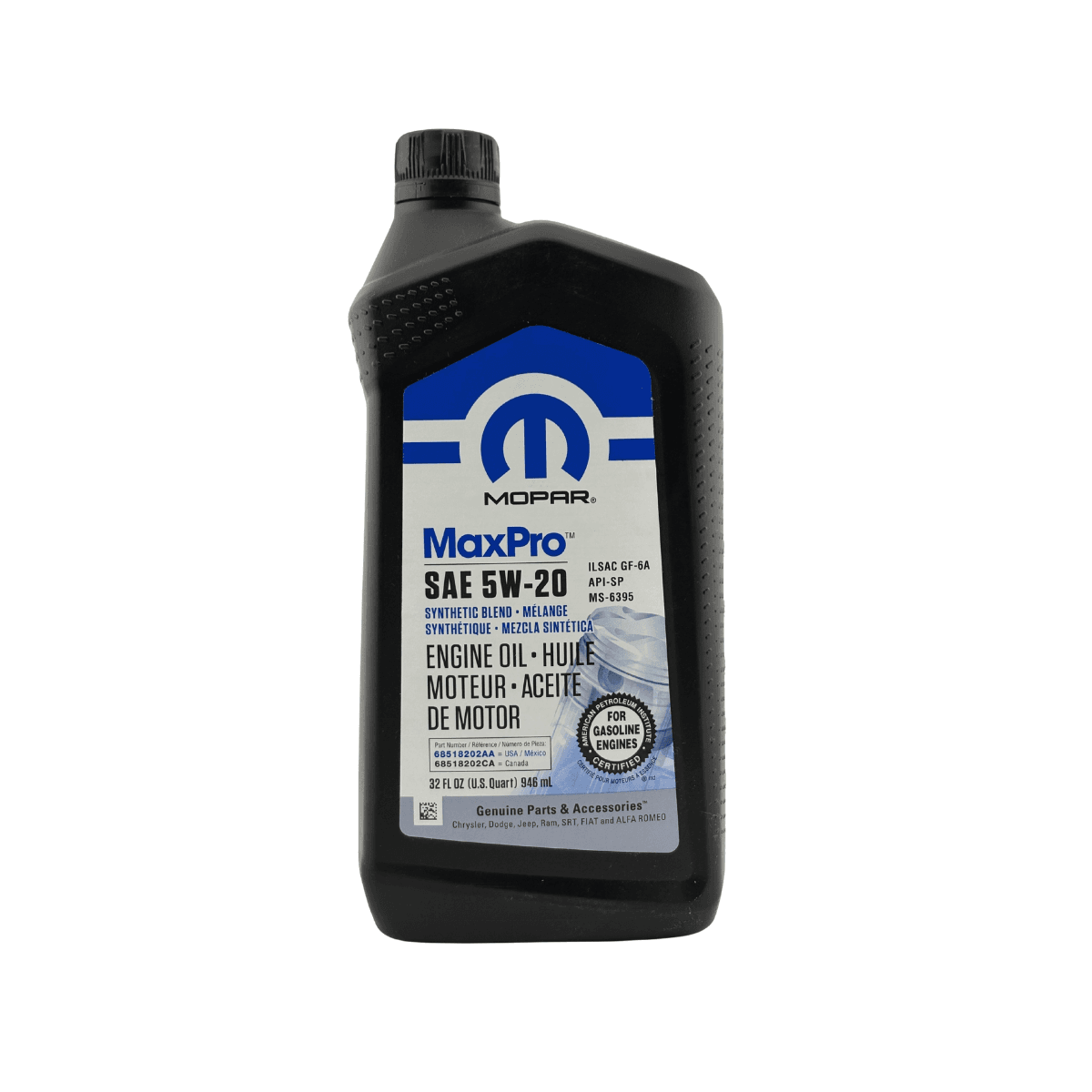 Zestaw do wymiany oleju MOPAR | 5W-20 | 5.7 V8 | MO-899 | - obrazek 2