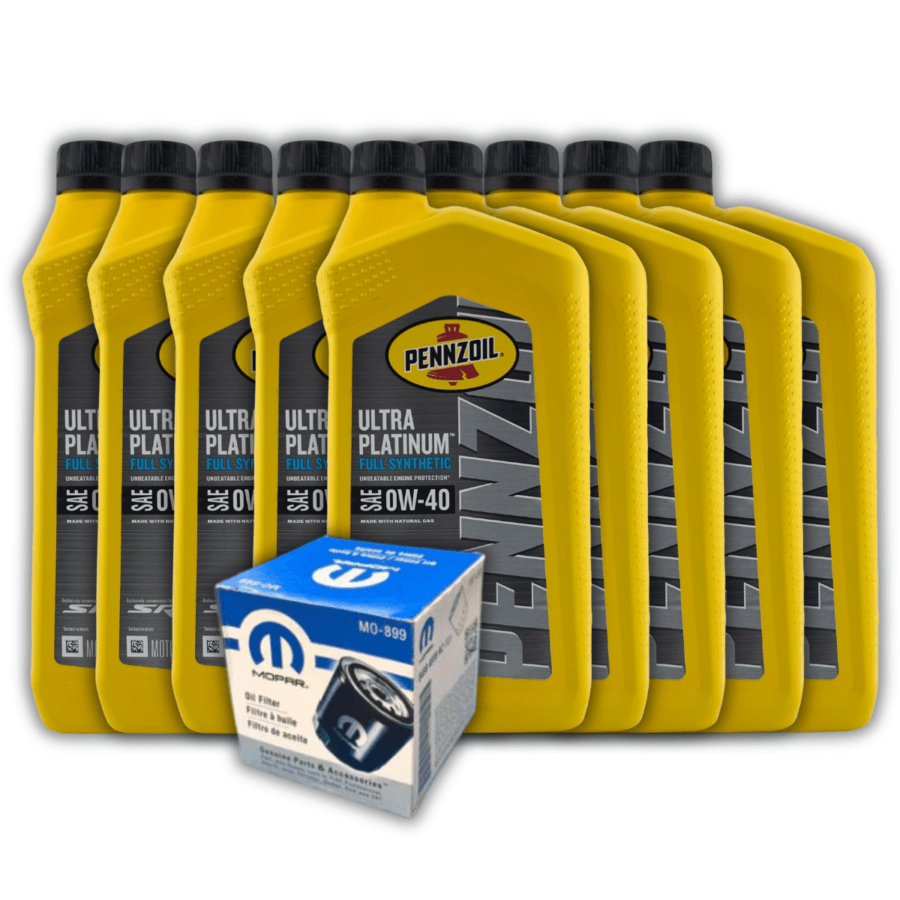 Zestaw do wymiany oleju Pennzoil/MOPAR | 0W-40 | 6.2 V8 |