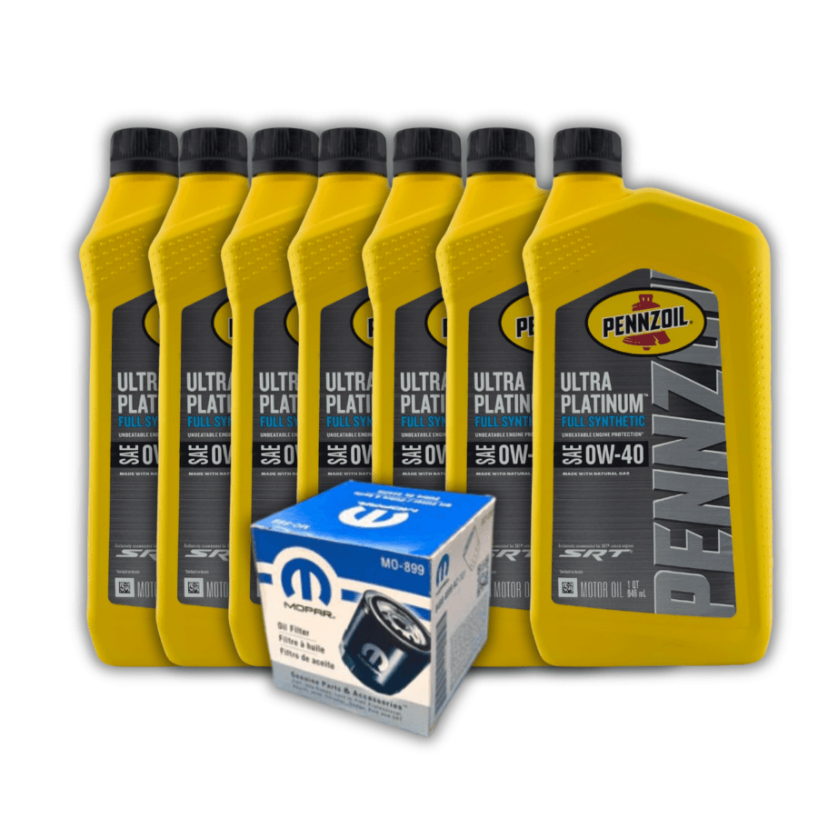 Zestaw do wymiany oleju Pennzoil/MOPAR | 0W-40 | 6.4 V8 |