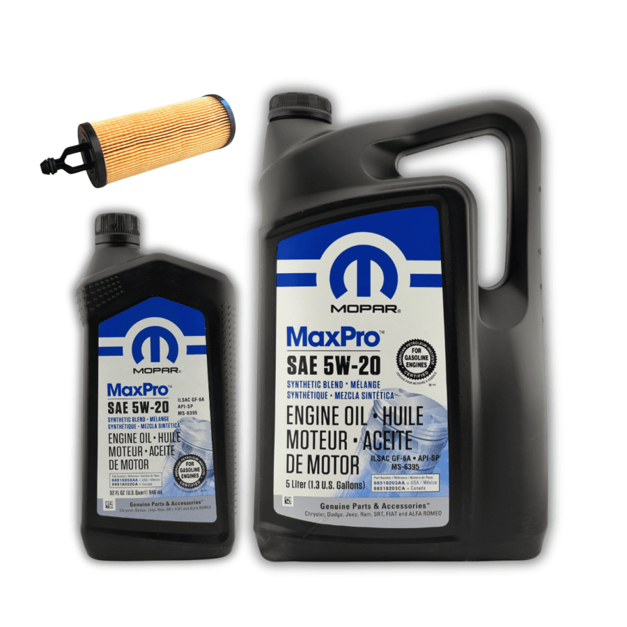 Zestaw do wymiany oleju MOPAR | 5W-20 | 3.6 V6 | MO-349 |