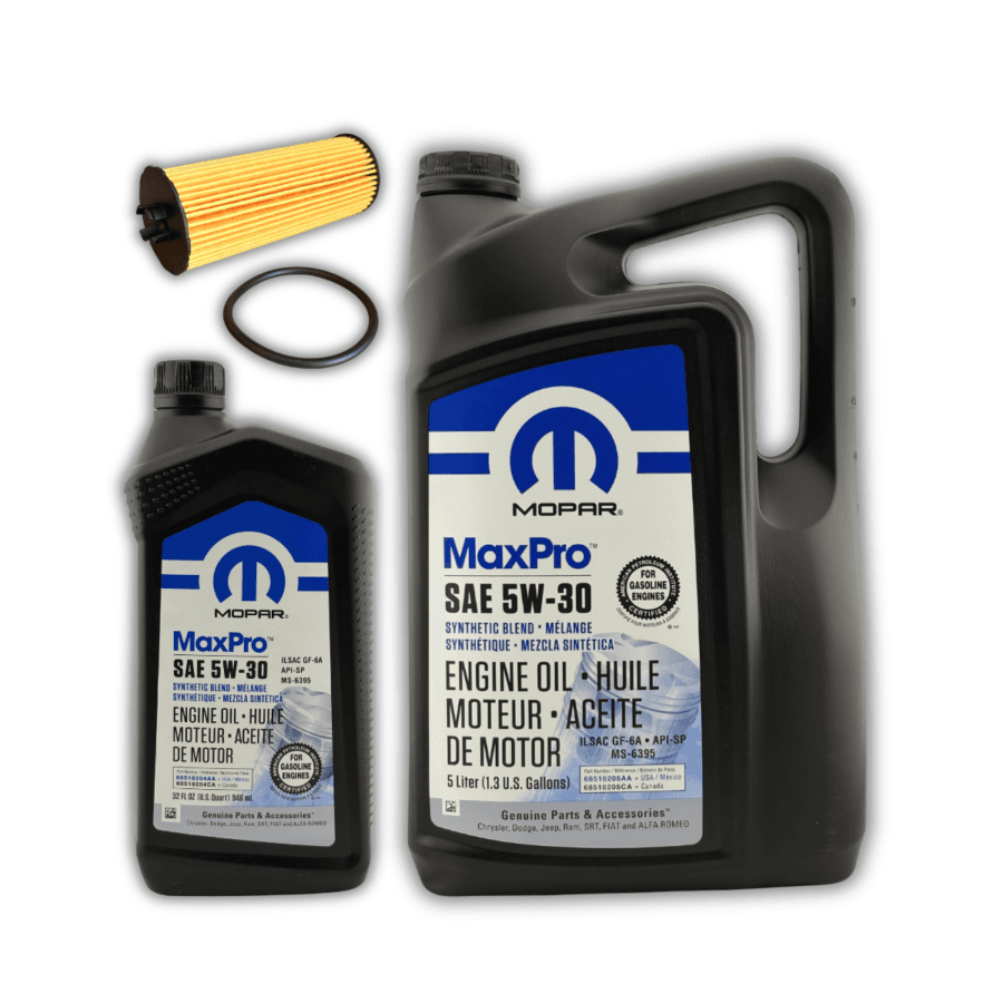 Zestaw do wymiany oleju MOPAR | 5W-30 | 3.6 V6 | MO-744 |