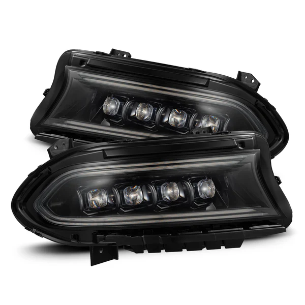 Reflektory przyciemnione AlphaRex NOVA LED (AlphaBlack) | Dodge Charger | 2015- |
