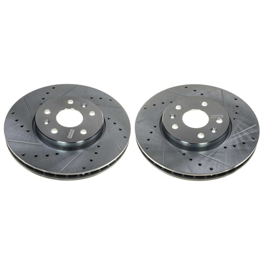 Przednia tarcza hamulcowa PowerStop Evolution Drilled & Slotted | 321mm | JL9