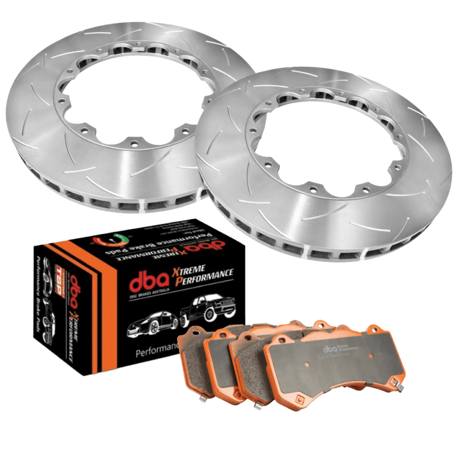 Przedni zestaw tarcze+klocki DBA Xtreme Performance | 390mm [BR7]