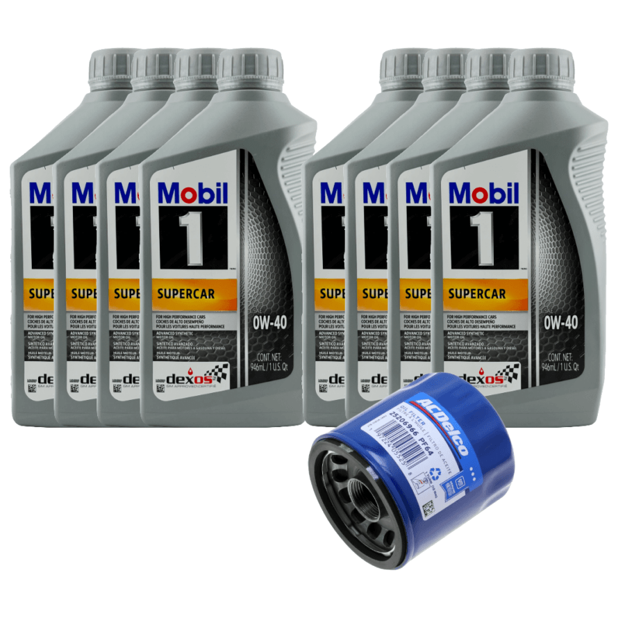 Zestaw do wymiany oleju Mobil1 | 0W40 | 6.2 V8 | PF64 | 7,57L |