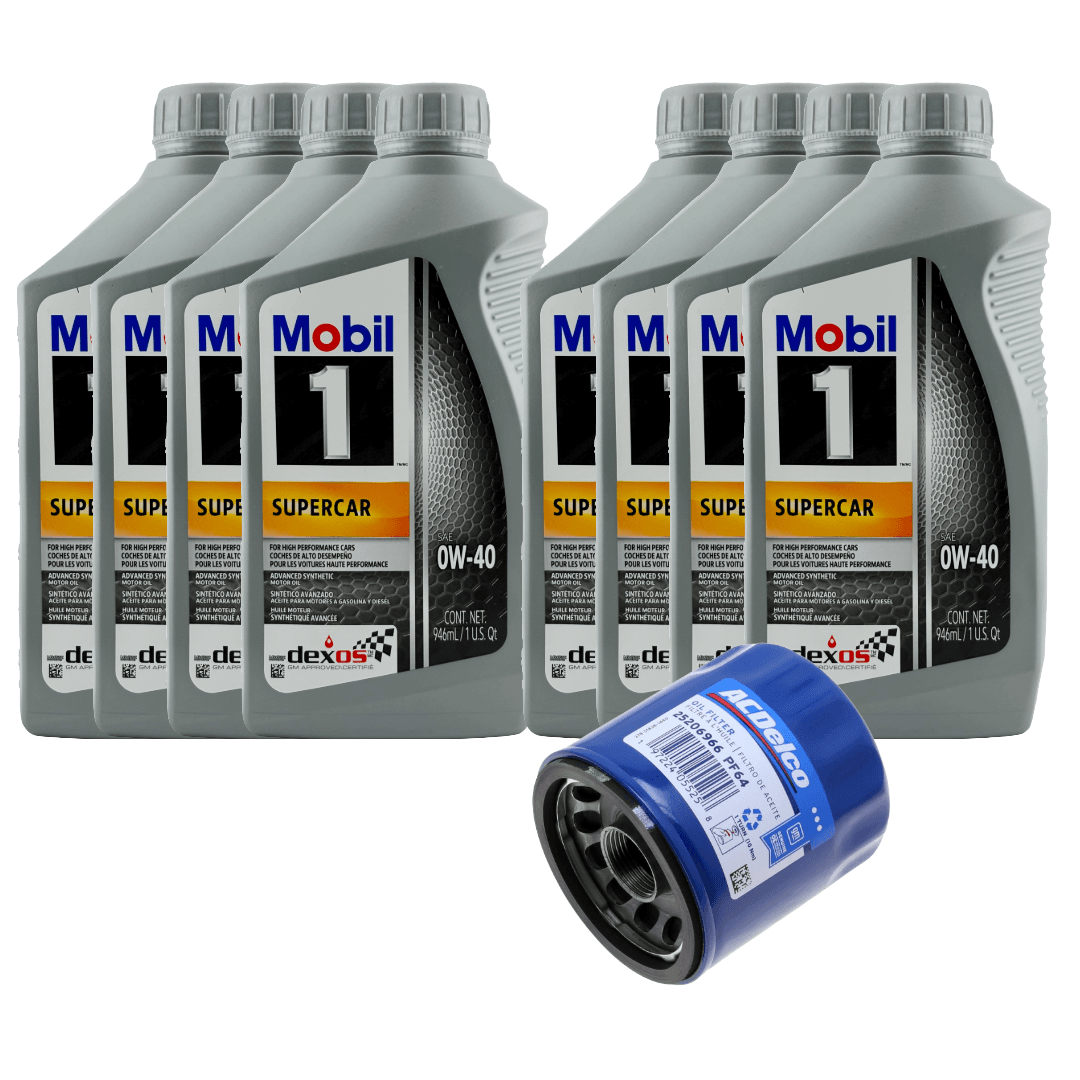 Zestaw do wymiany oleju Mobil1 | 0W40 | 6.2 V8 | PF64 | 7,57L |
