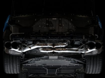 Układ wydechowy AWE Track Edition (3020-43086) Chevrolet Corvette C8 – Czarne Końcówki (Diamond Black) - obrazek 7
