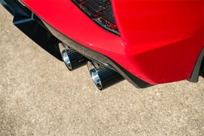 Układ wydechowy CORSA Cat-Back ze zintegrowanymi zaworami NPP / AFM (21100CF) Chevrolet Corvette C8 – Karbonowe Końcówki - obrazek 2