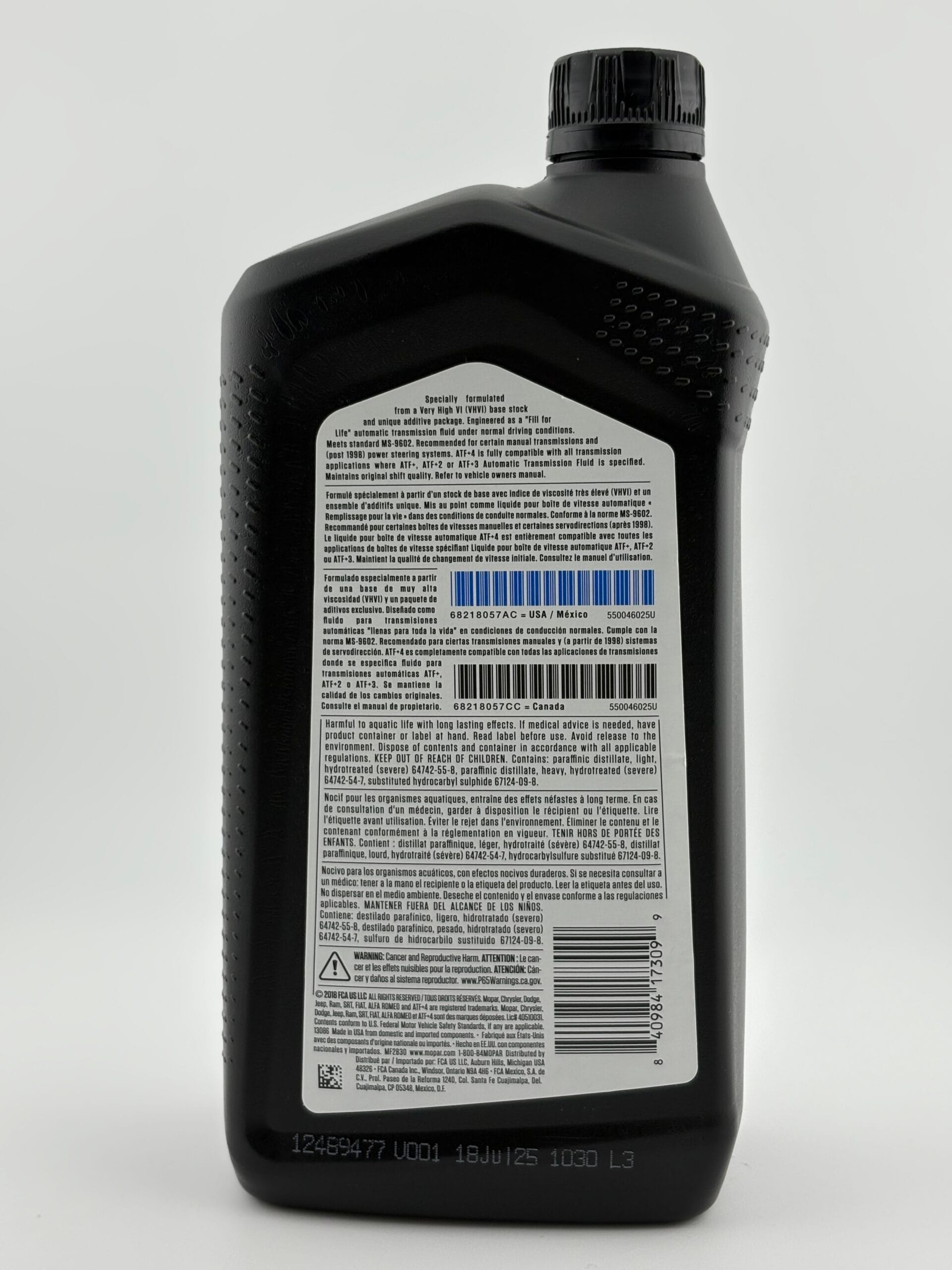 Olej MOPAR ATF+4 | MS-9602 | 0,946L - obrazek 2