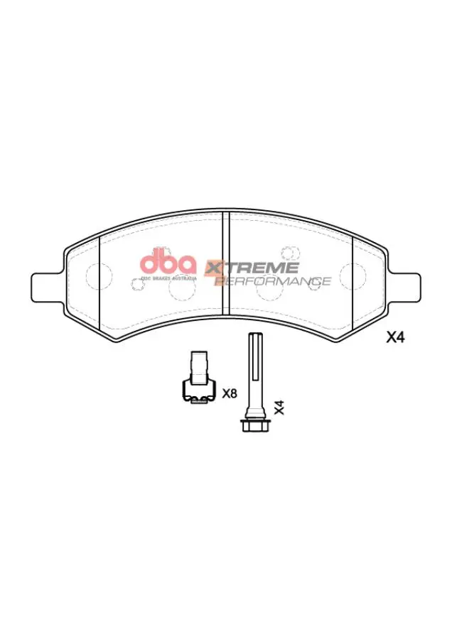 Przednie klocki hamulcowe DBA Xtreme Performance | DB7991XP - obrazek 2