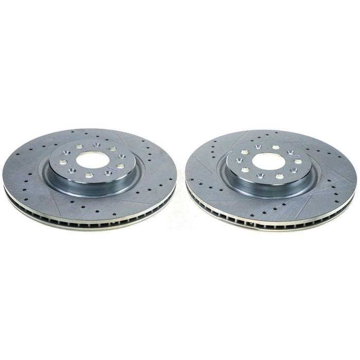 Tylna tarcza hamulcowa PowerStop Evolution Drilled & Slotted | 350mm | J55