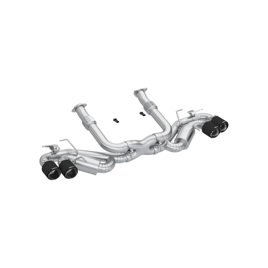 Układ wydechowy MBRP Armor Pro Cat-Back (S70413CF) ze zintegrowanymi zaworami – Quad 4.5" Carbon Fiber Tips